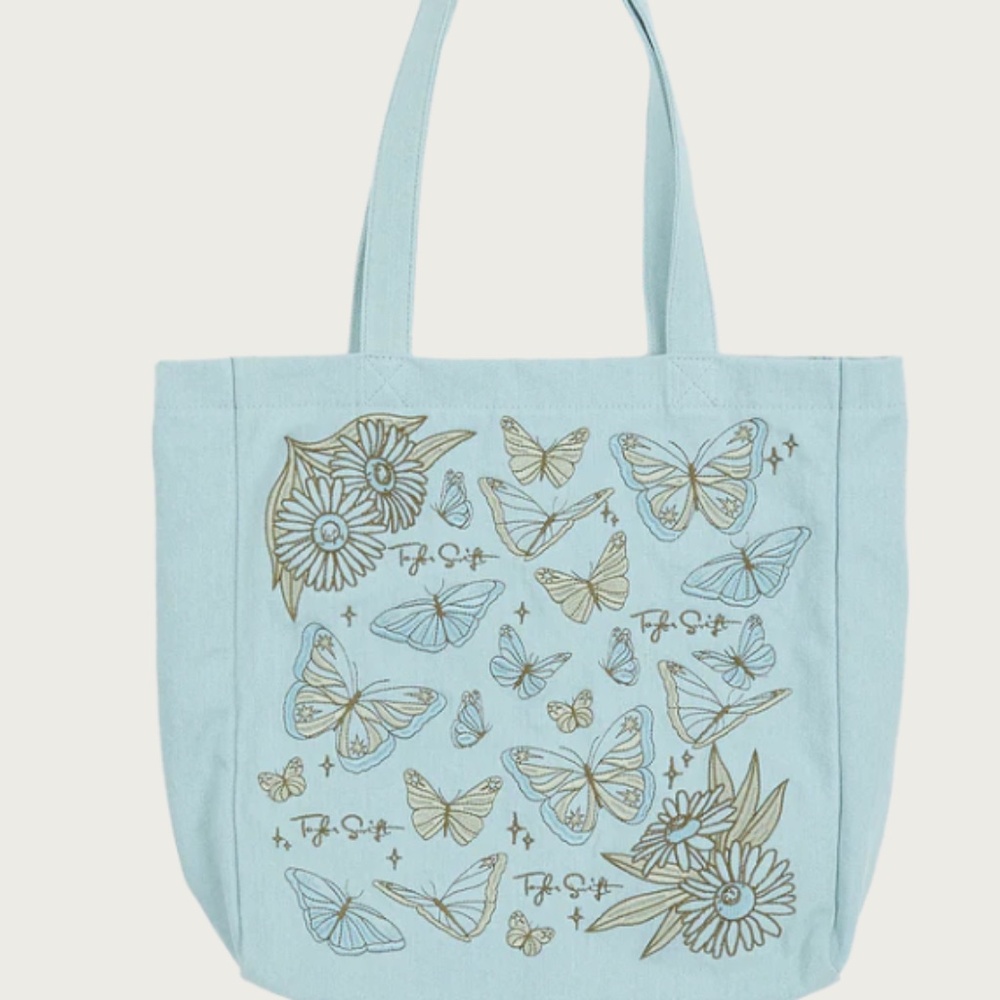 NEW - Taylor Swift Self-Titled Butterfly Tote Bag